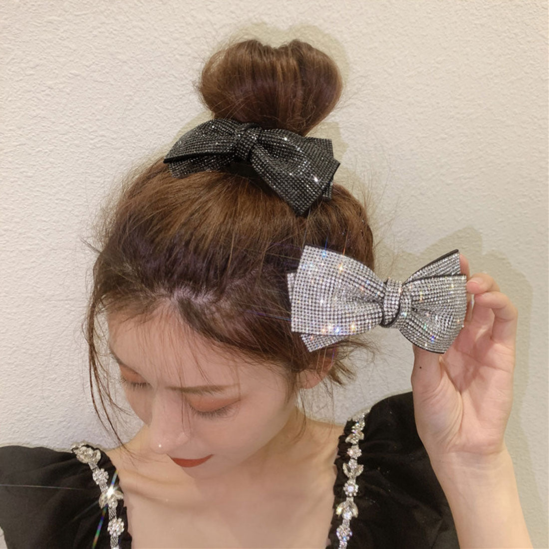 ヘアバレッタ キラキラ ヘアクリップ