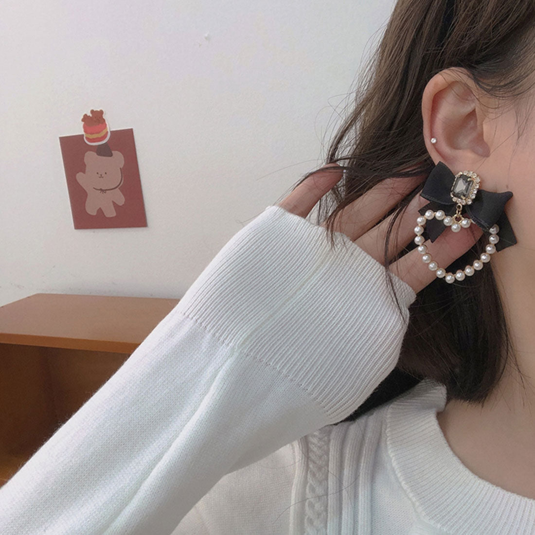 ハートピアス レディース イヤリング