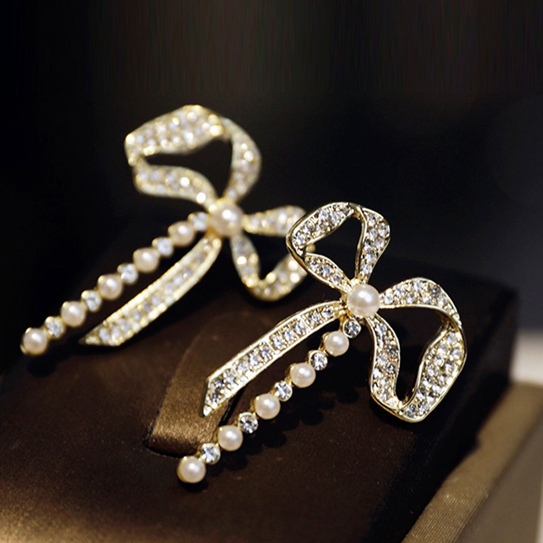 ピアス 蝶結び レディース