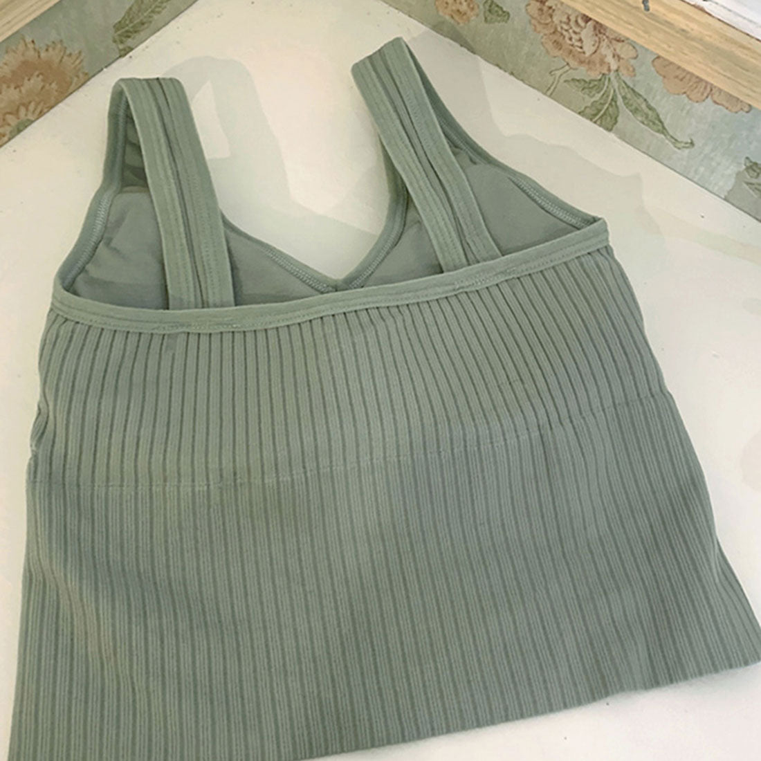 パッド付き キャミソール ストレッチ 肌色