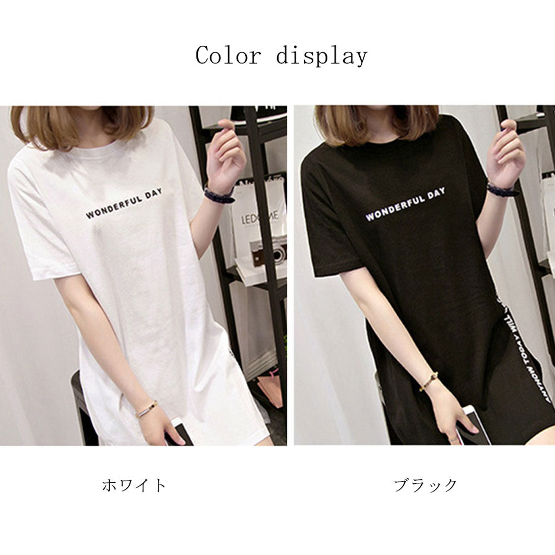 ロゴtシャツ レディース 半袖カジュアル