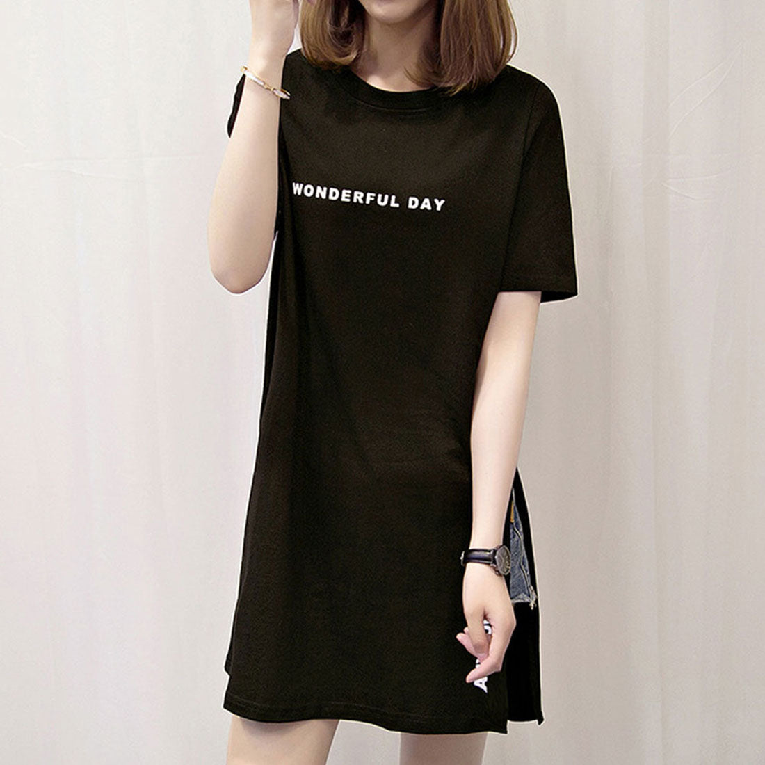 ロゴtシャツ レディース 半袖カジュアル