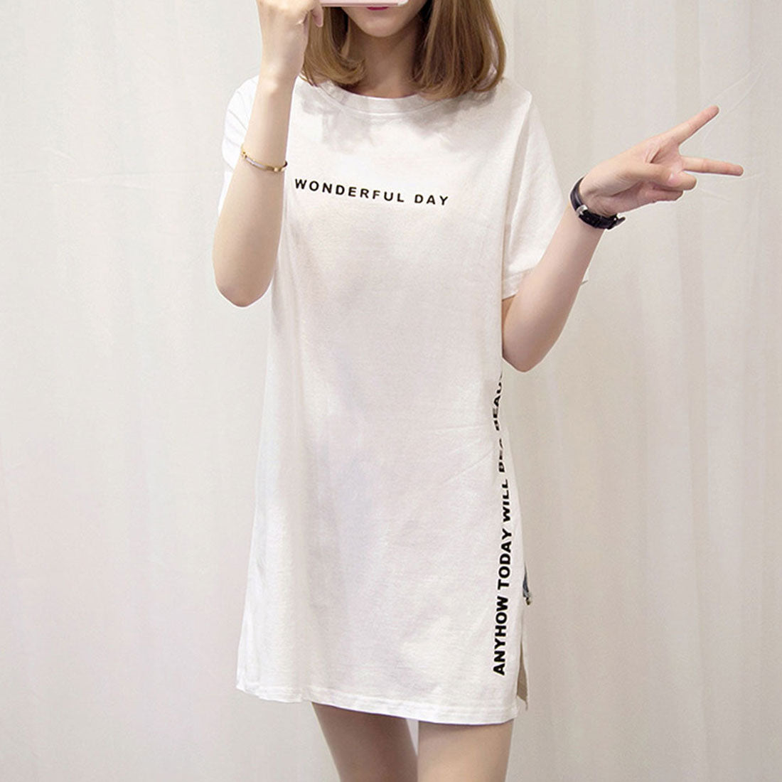 ロゴtシャツ レディース 半袖カジュアル