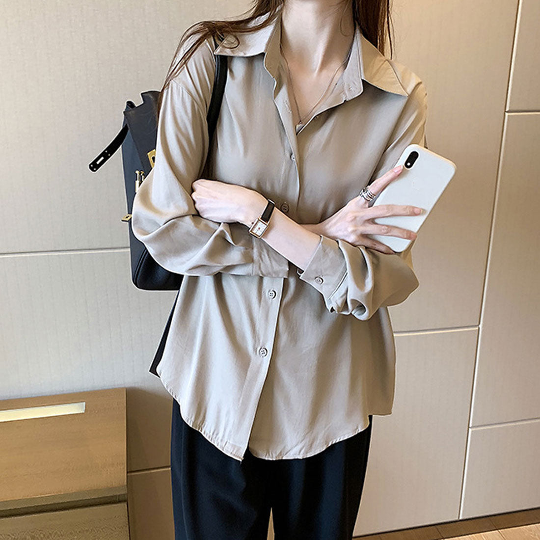 シャツ ブラウス レディース ロング