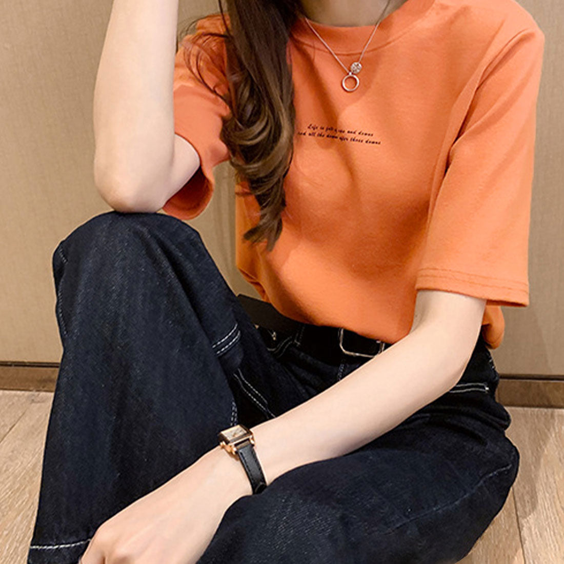 夏 ロゴｔシャツ レディース 半袖