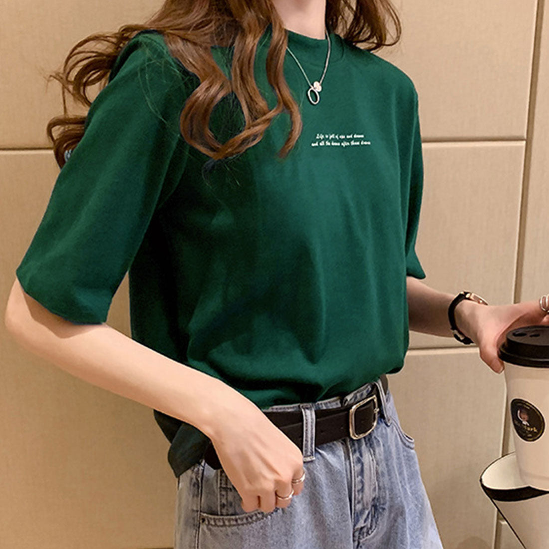 夏 ロゴｔシャツ レディース 半袖