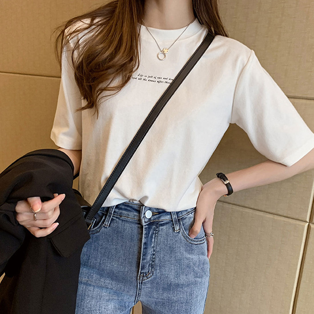 夏 ロゴｔシャツ レディース 半袖