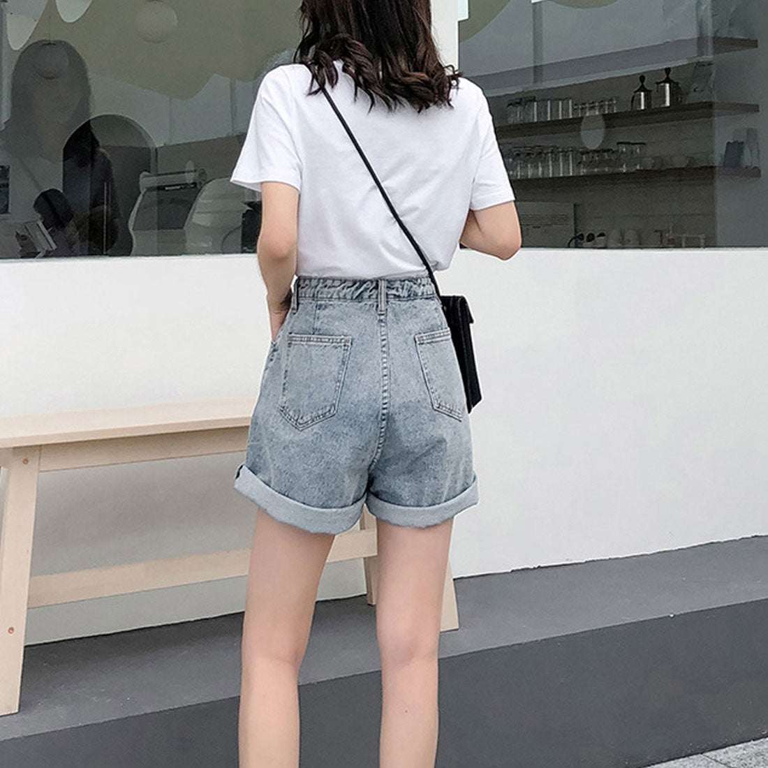 デニム ショートパンツ レディース韓国風
