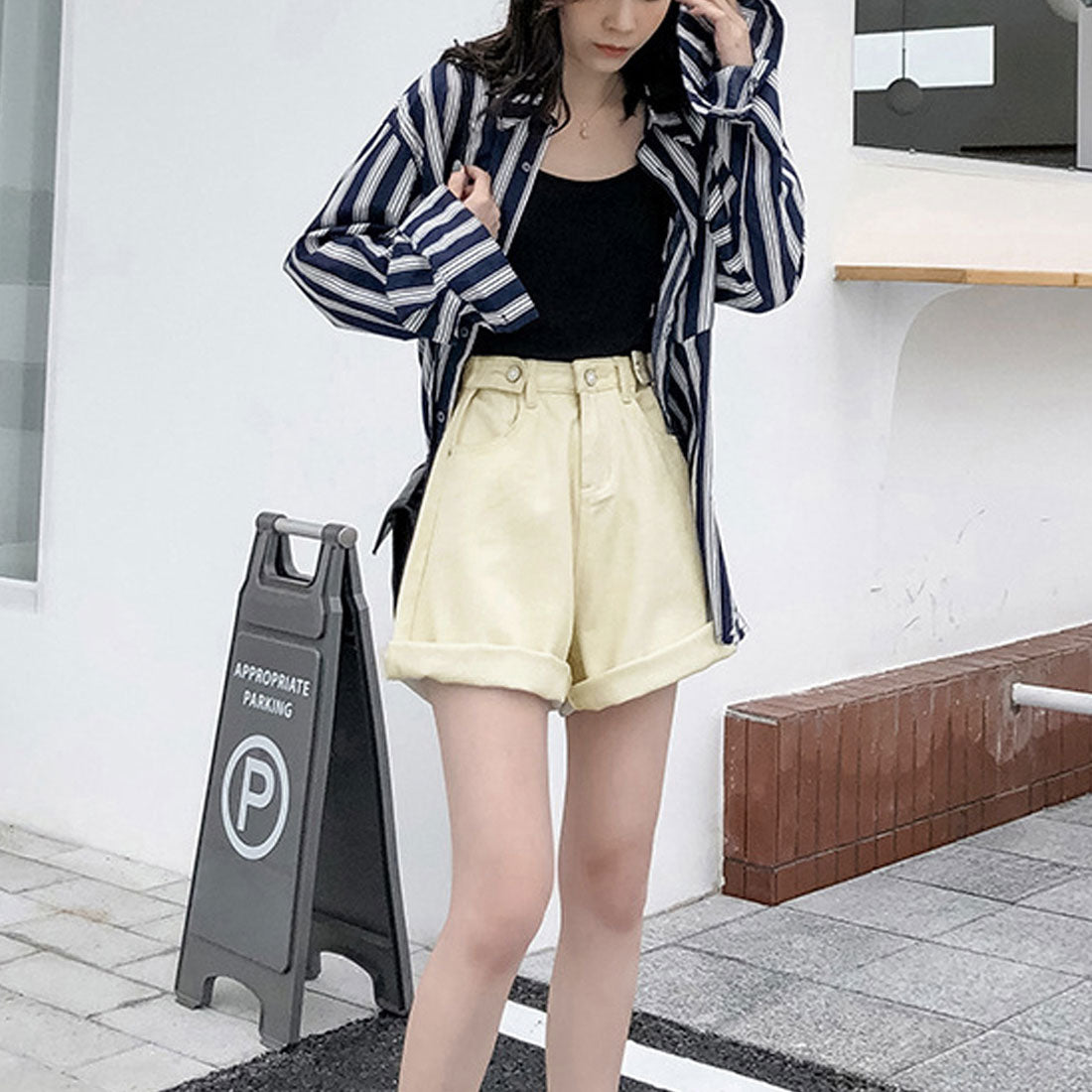 デニム ショートパンツ レディース韓国風