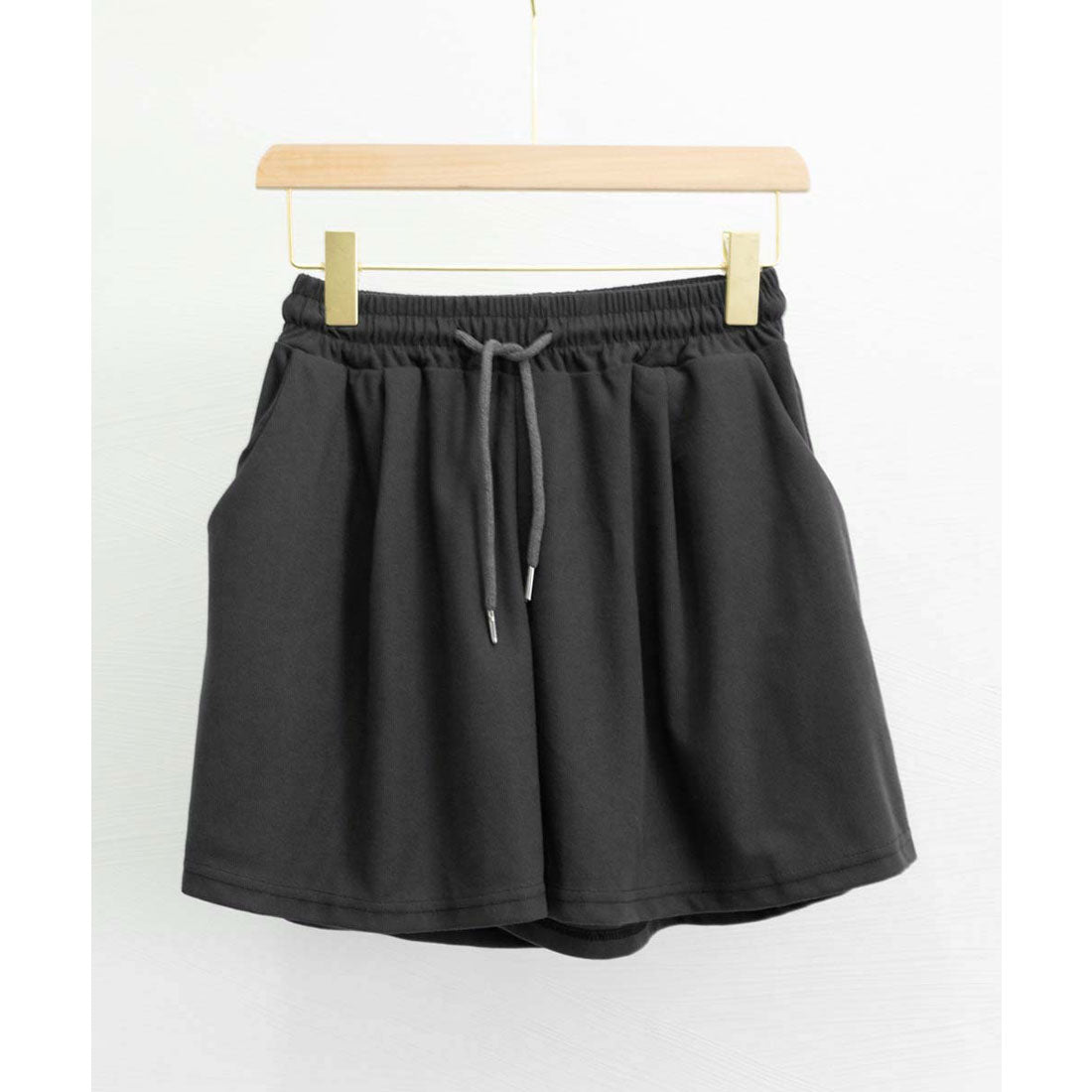 ミニミニストア miniministore シンプルAラインショートパンツレディース （ライトベージュ） ライトベージュ