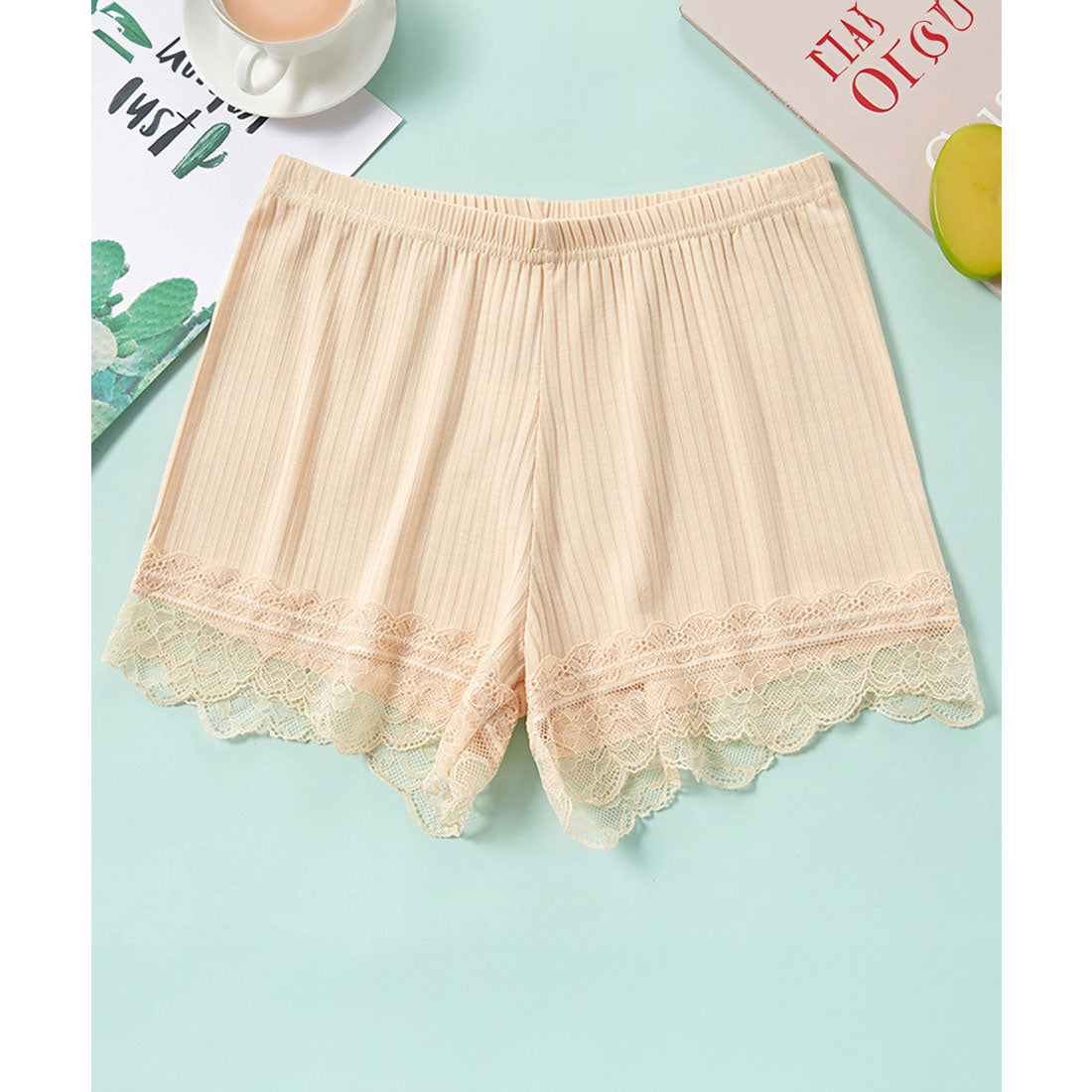 ペチコート レース ペチパンツ 透け防止 ベージュ