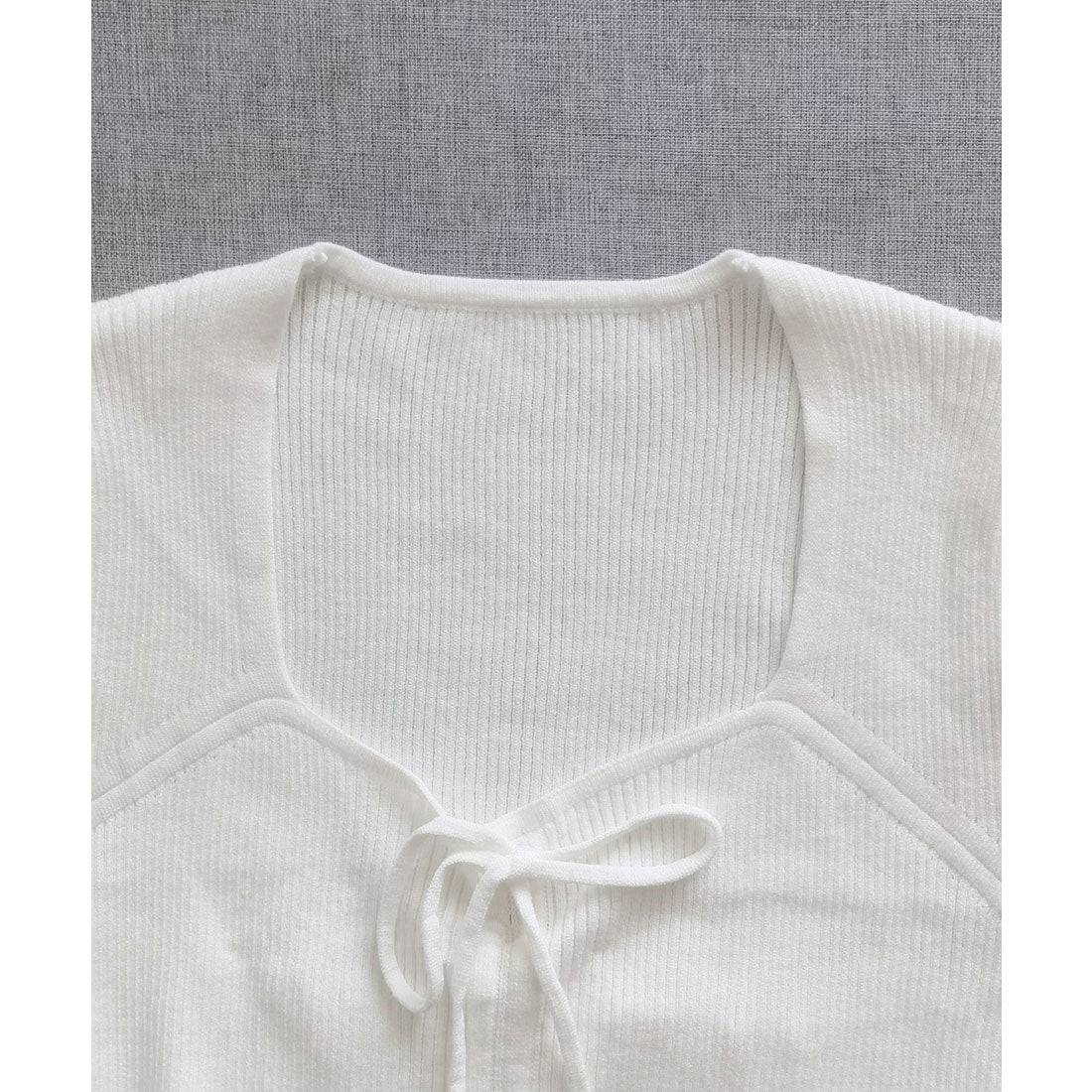 miniministore miniministore knit top for women with ribbon