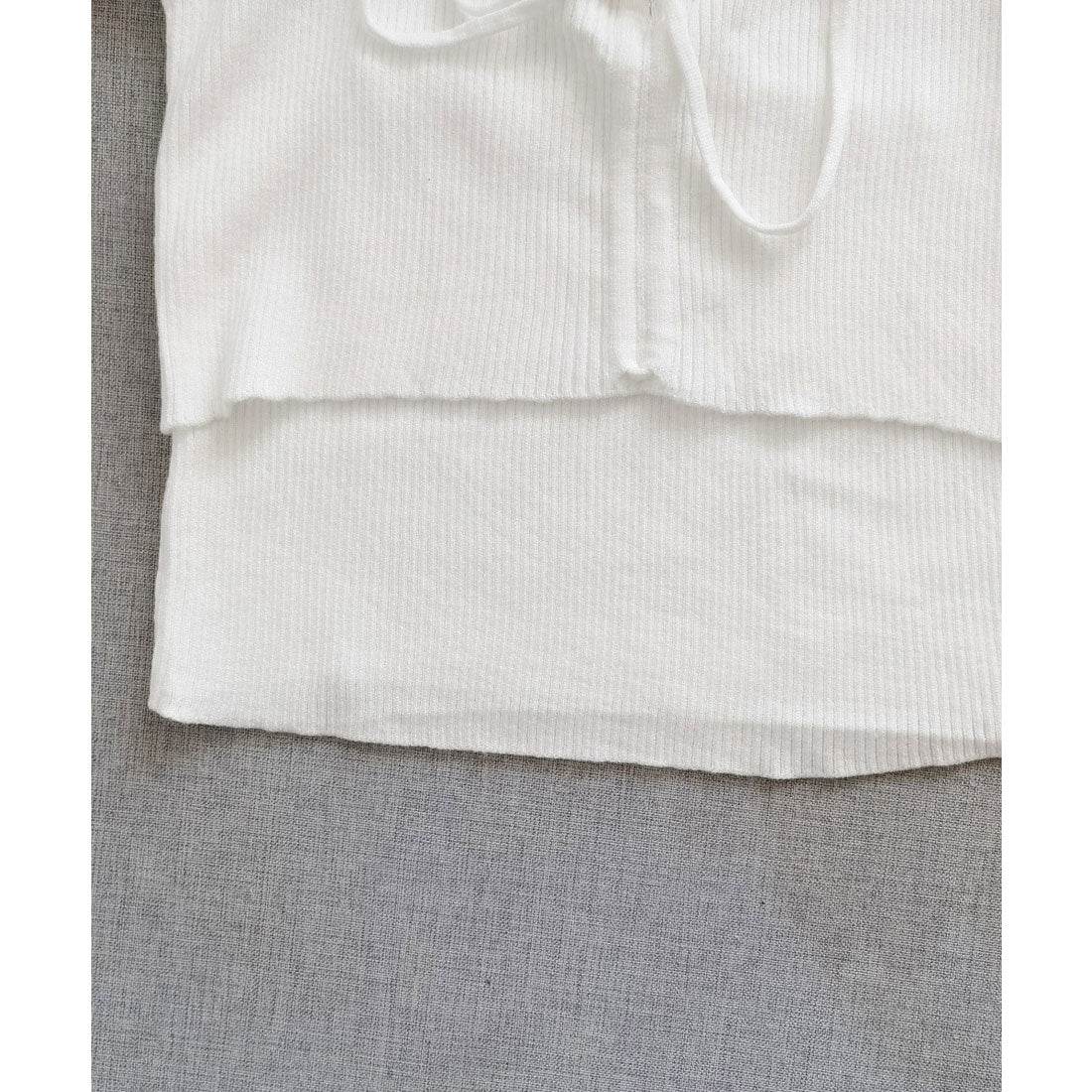 miniministore miniministore knit top for women with ribbon