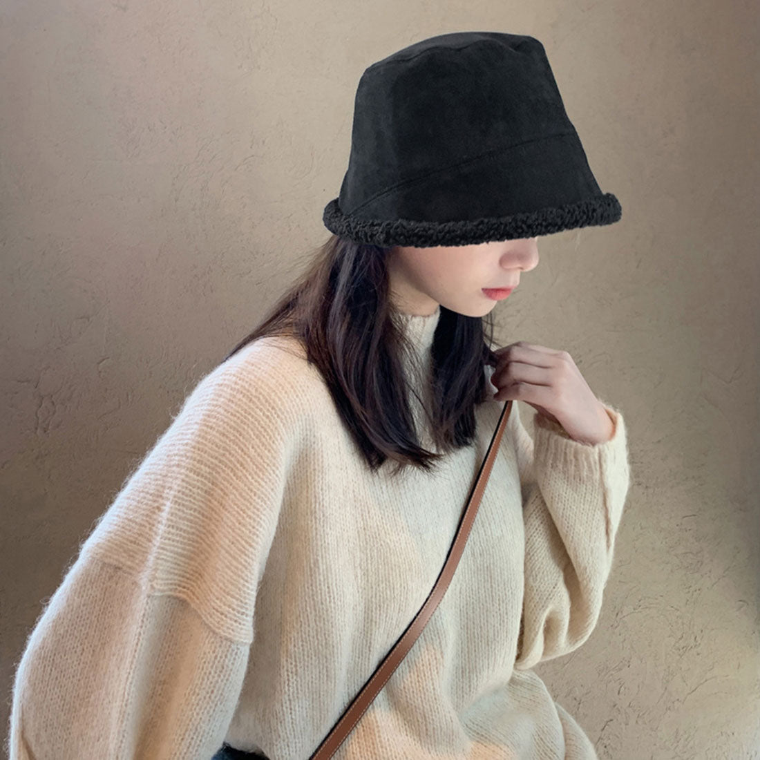 ミニミニストア miniministore バケットハット レディース 暖かい 秋冬 （テラコッタ） テラコッタ