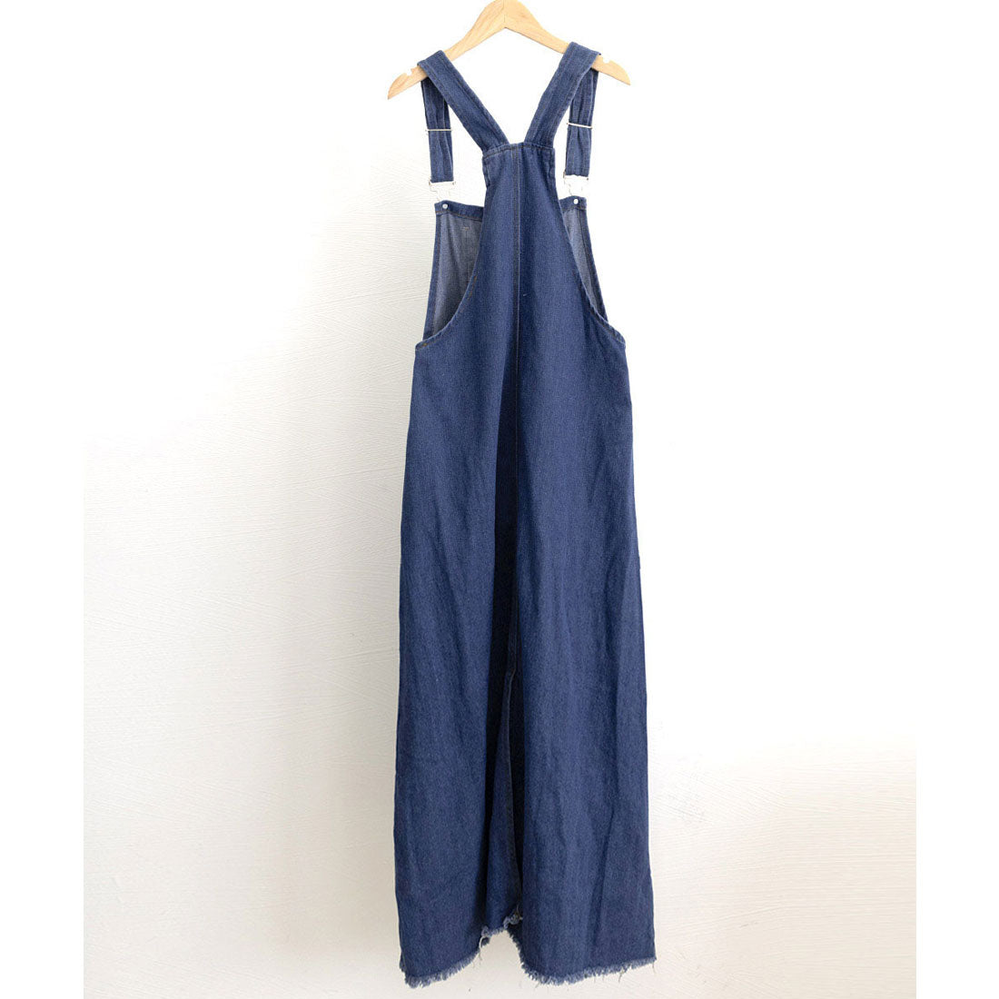 Korean-style denim overall skirt