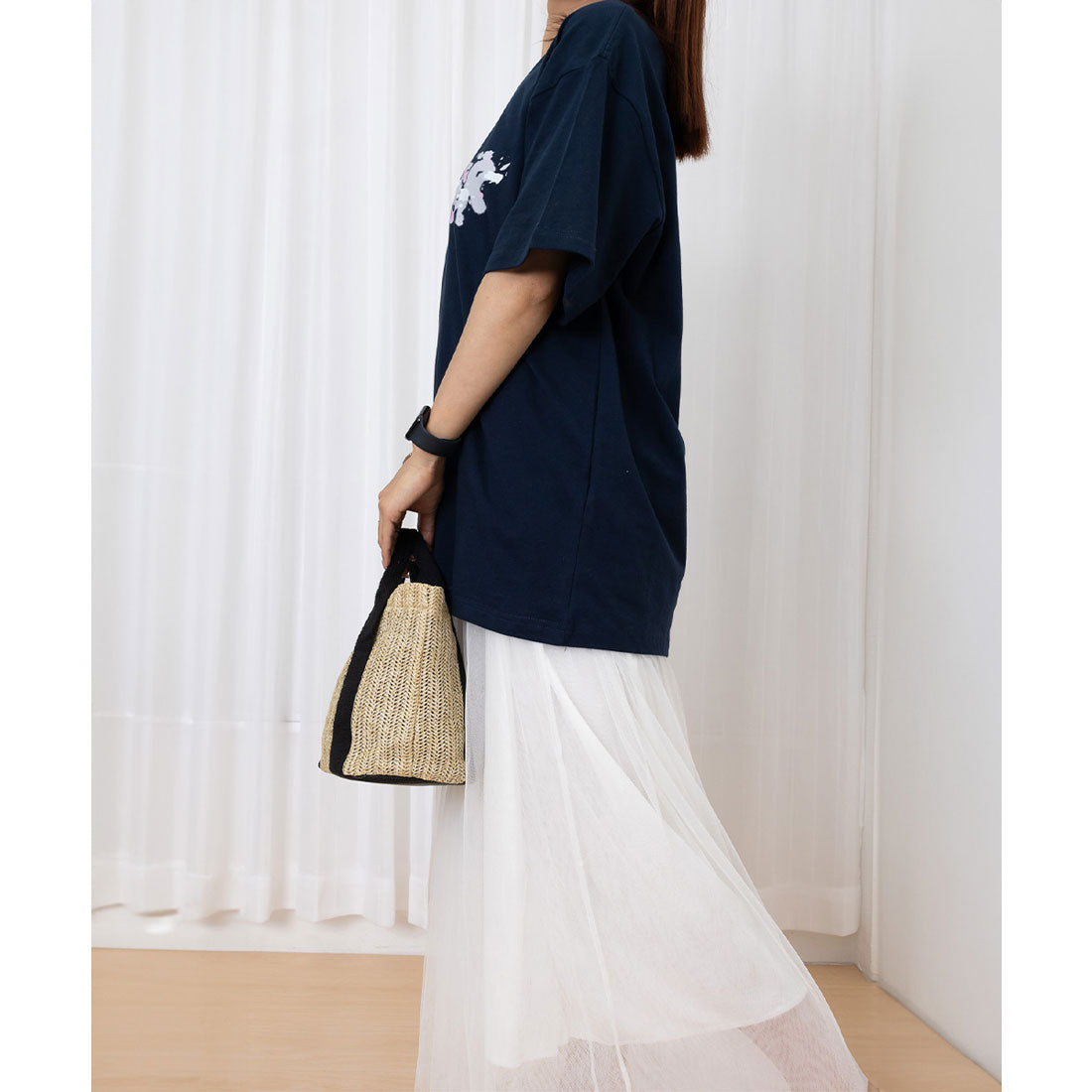 ミニミニストア miniministore ロングtシャツ ビッグシルエットTシャツ （ブラウン） ブラウン