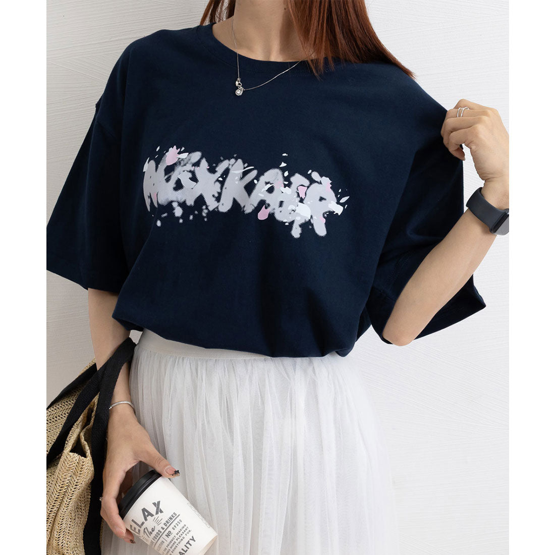 ミニミニストア miniministore ロングtシャツ ビッグシルエットTシャツ （ブラウン） ブラウン