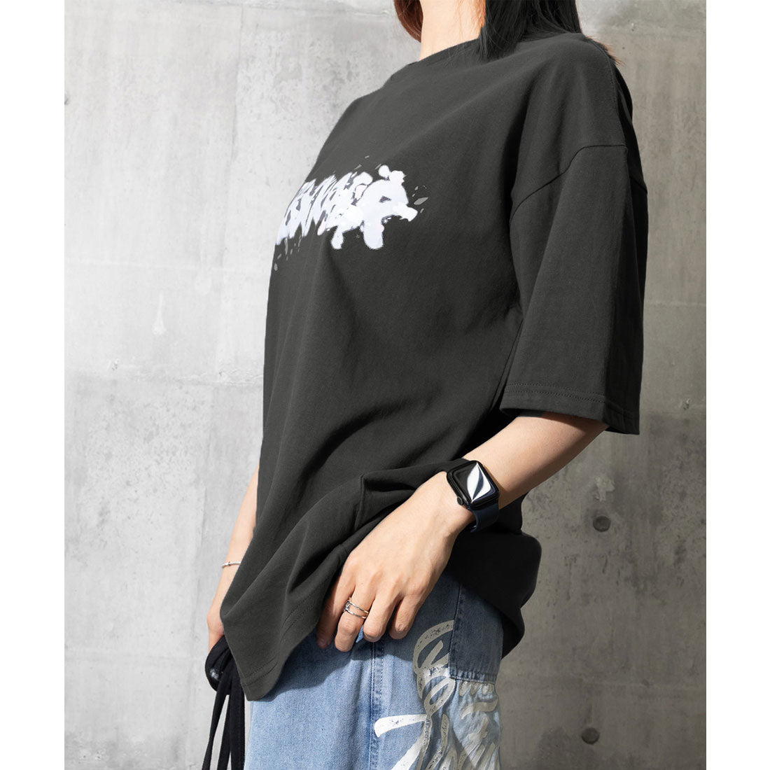 ミニミニストア miniministore ロングtシャツ ビッグシルエットTシャツ （ブラウン） ブラウン