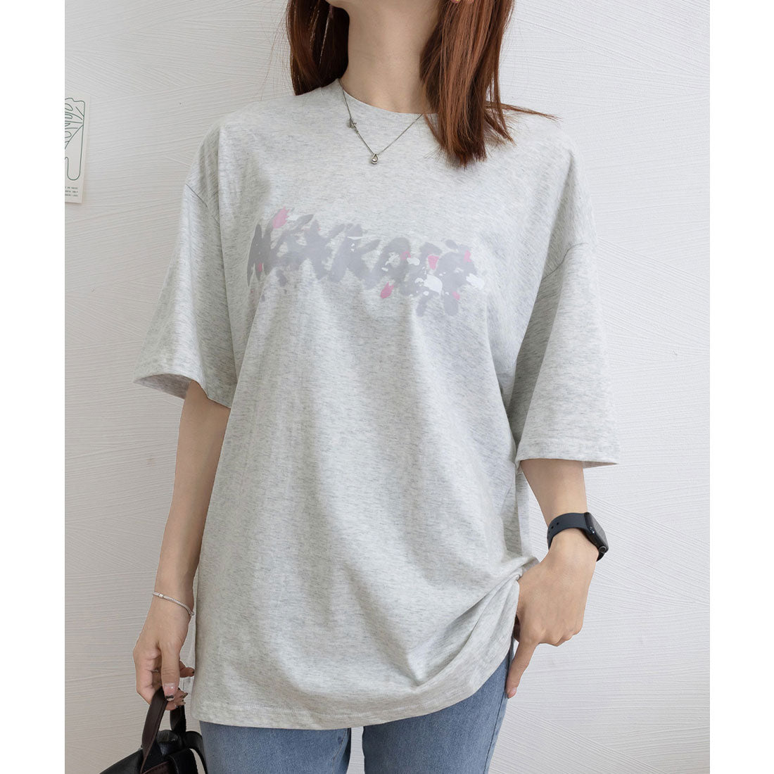 ミニミニストア miniministore ロングtシャツ ビッグシルエットTシャツ （ブラウン） ブラウン