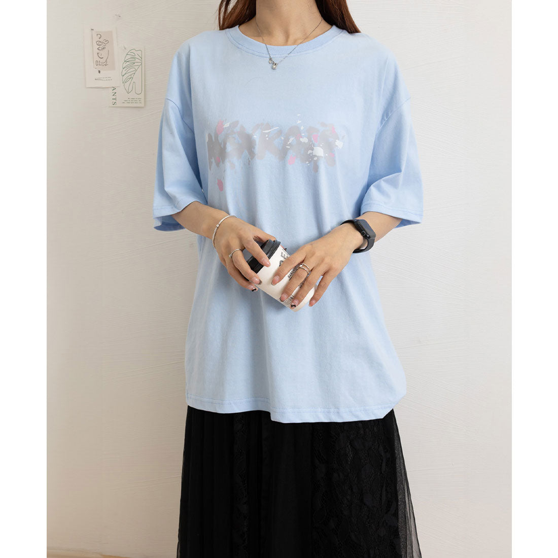 ミニミニストア miniministore ロングtシャツ ビッグシルエットTシャツ （ブラウン） ブラウン