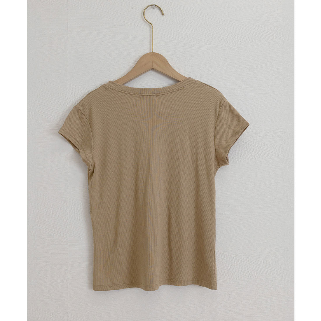 ミニミニストア miniministore UネックTシャツ レディース 半袖 夏服 （ワインレッド） ワインレッド