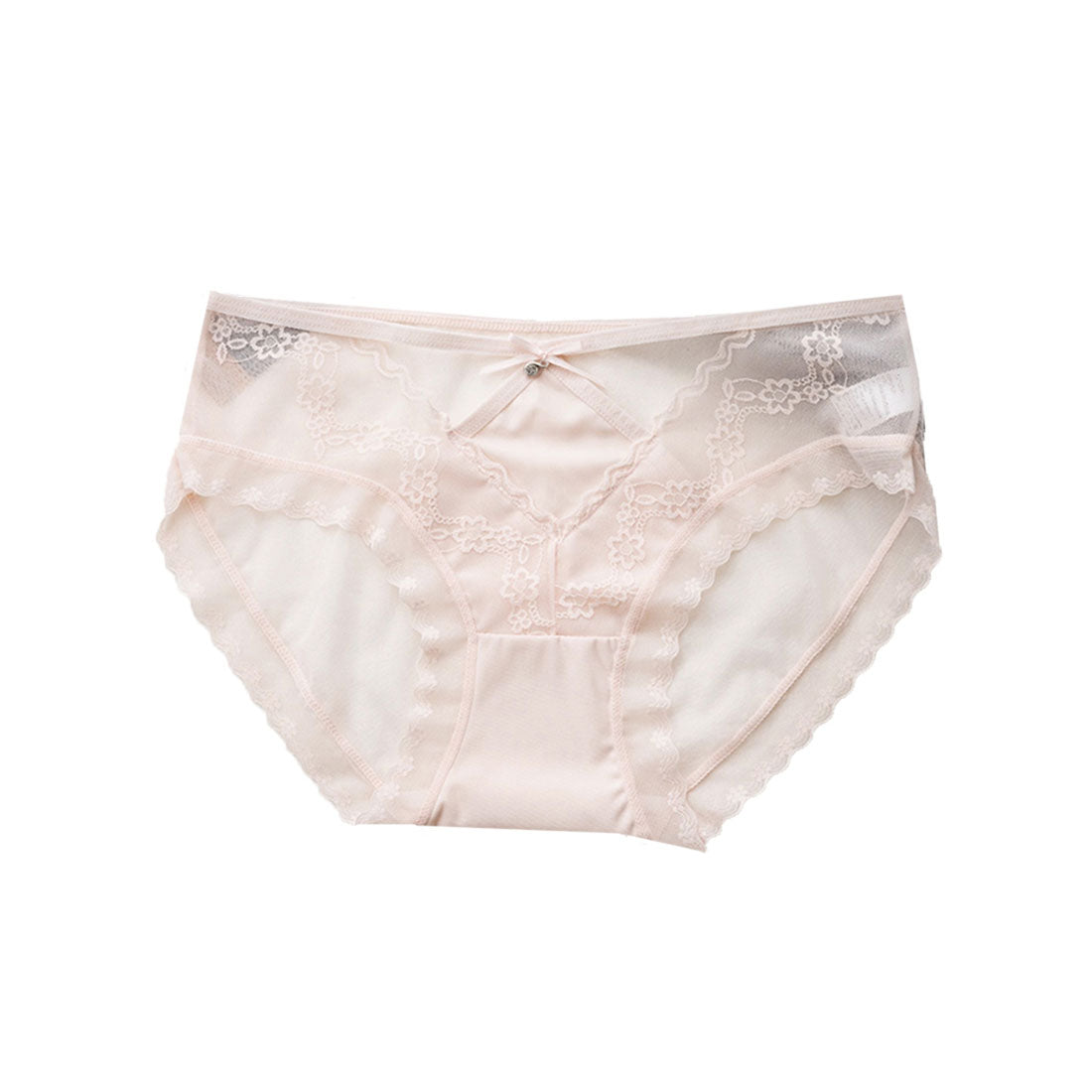 ミニミニストア miniministore 花柄レース ショーツ リボン付き 美尻 【返品不可商品】 （グリーン） グリーン