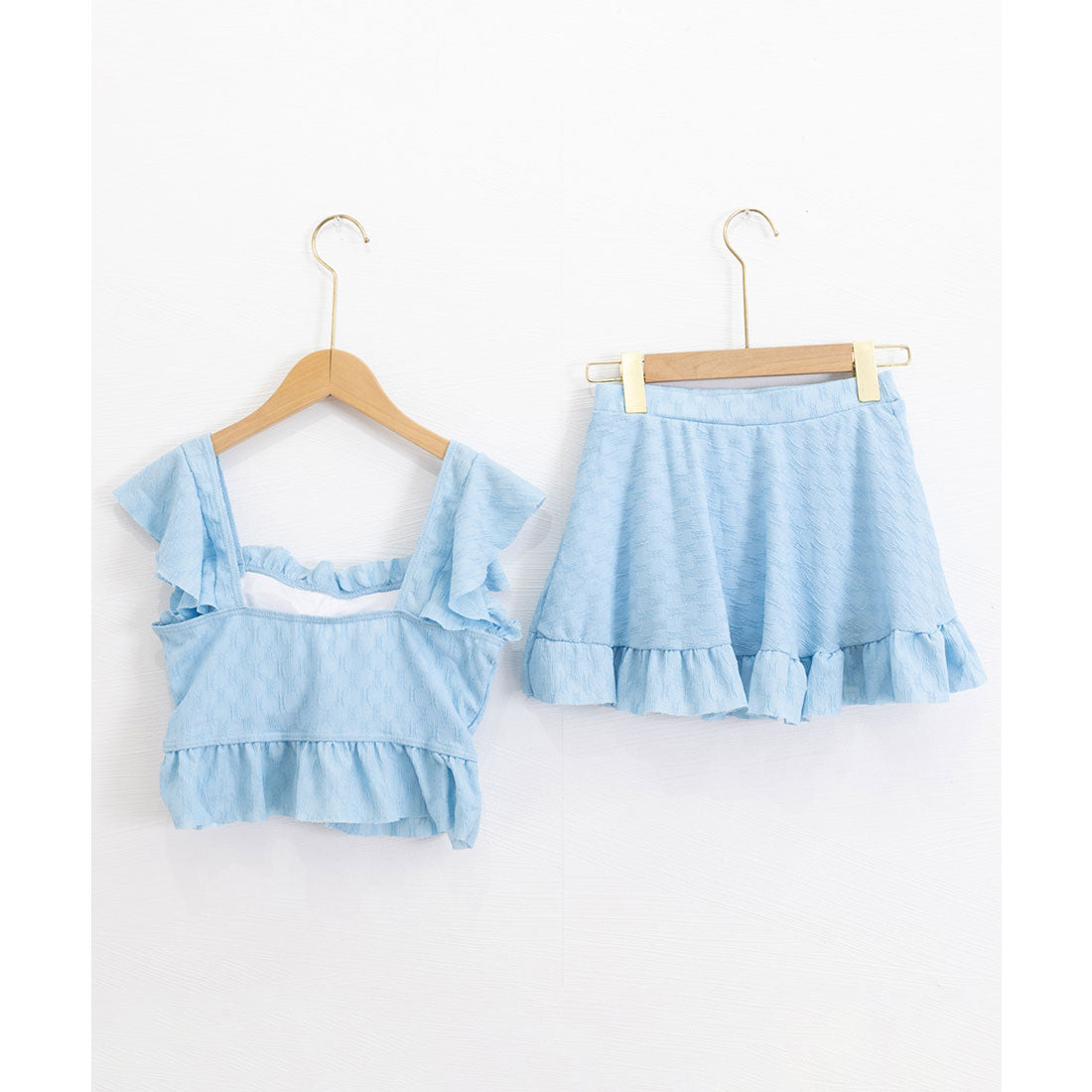 ミニミニストア miniministore 盛れる水着レディースフリル水着2点セット 【返品不可商品】 （アイボリー） アイボリー