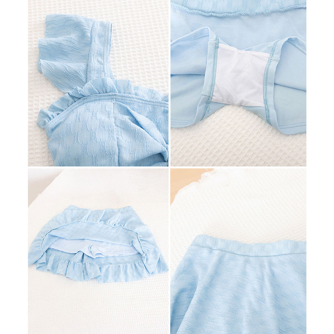 ミニミニストア miniministore 盛れる水着レディースフリル水着2点セット 【返品不可商品】 （アイボリー） アイボリー