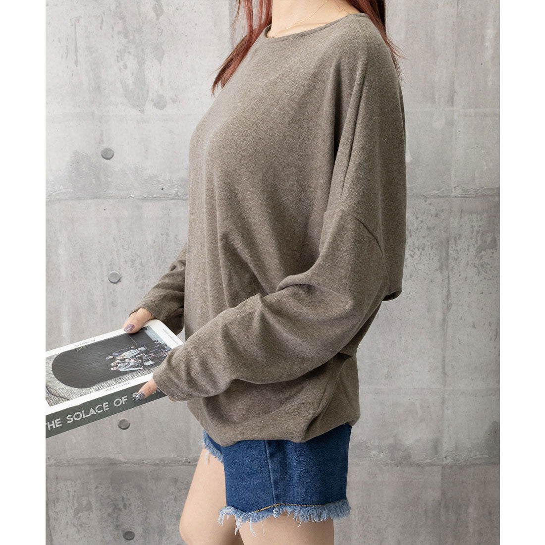 ミニミニストア miniministore ドルマンスリーブロンTゆったりカットソー （グリーン） グリーン