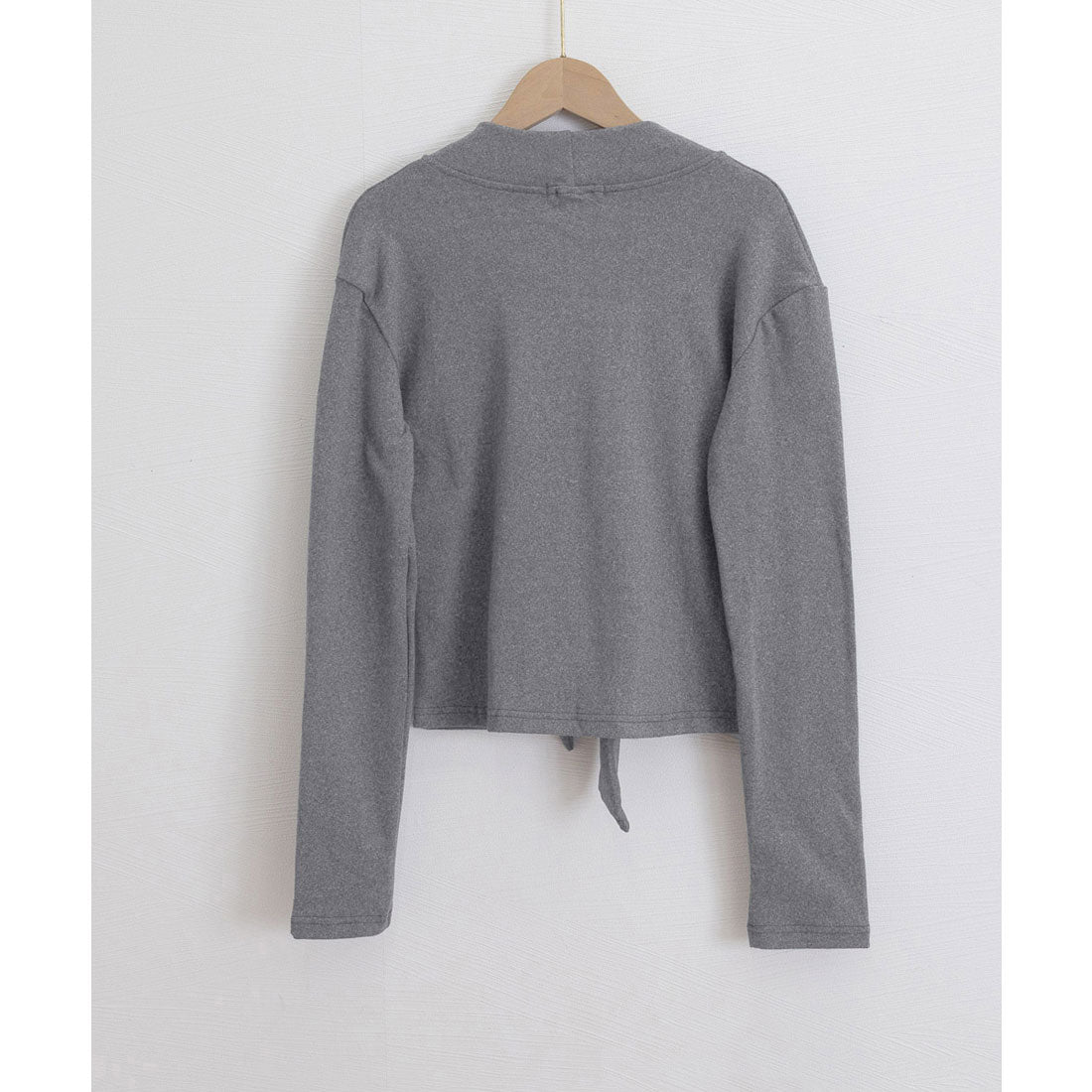 リボンタイ付きトップス ボウタイtシャツ ホワイト