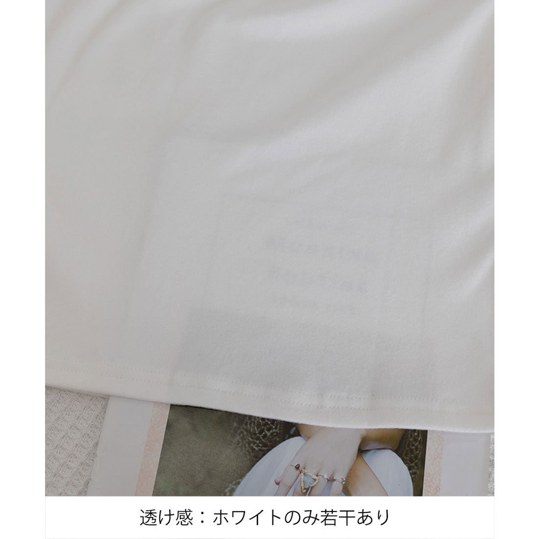 リボンタイ付きトップス ボウタイtシャツ ホワイト