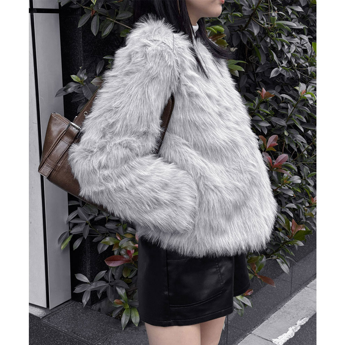 ミニミニストア miniministore エコファーコート ファージャケット 冬服 （ピンク） ピンク