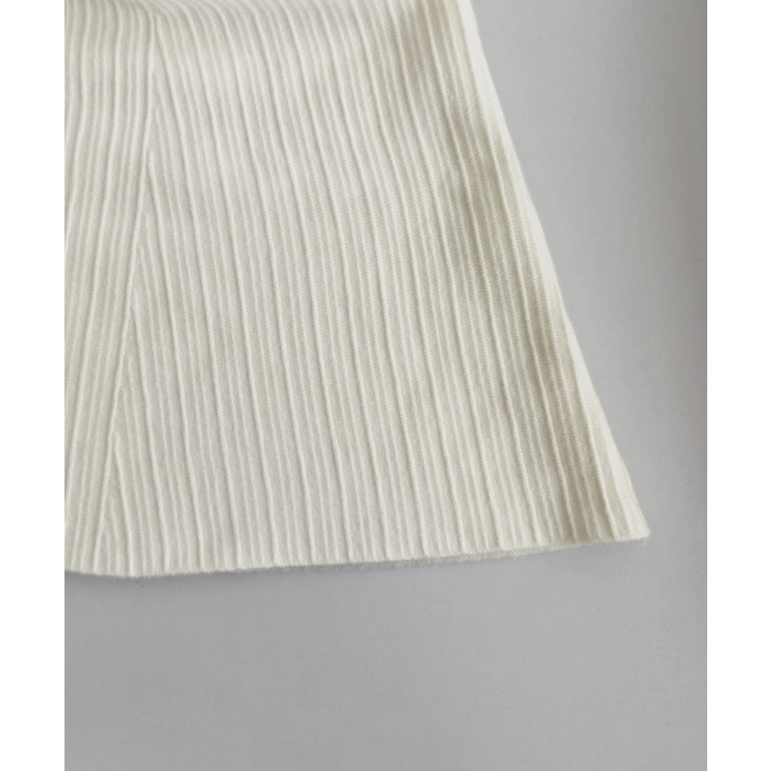 ミニミニストア miniministore フレアニットスカート 着やせ 無地 秋冬 （グレー） グレー