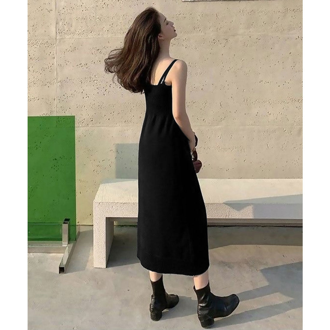 ミニミニストア miniministore ニットセットアップ レディース2点セット （ブラック） ブラック