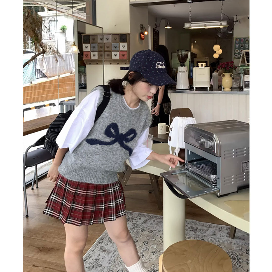 ミニミニストア miniministore ニットベスト レディース ニットジレ （ライトベージュ） ライトベージュ