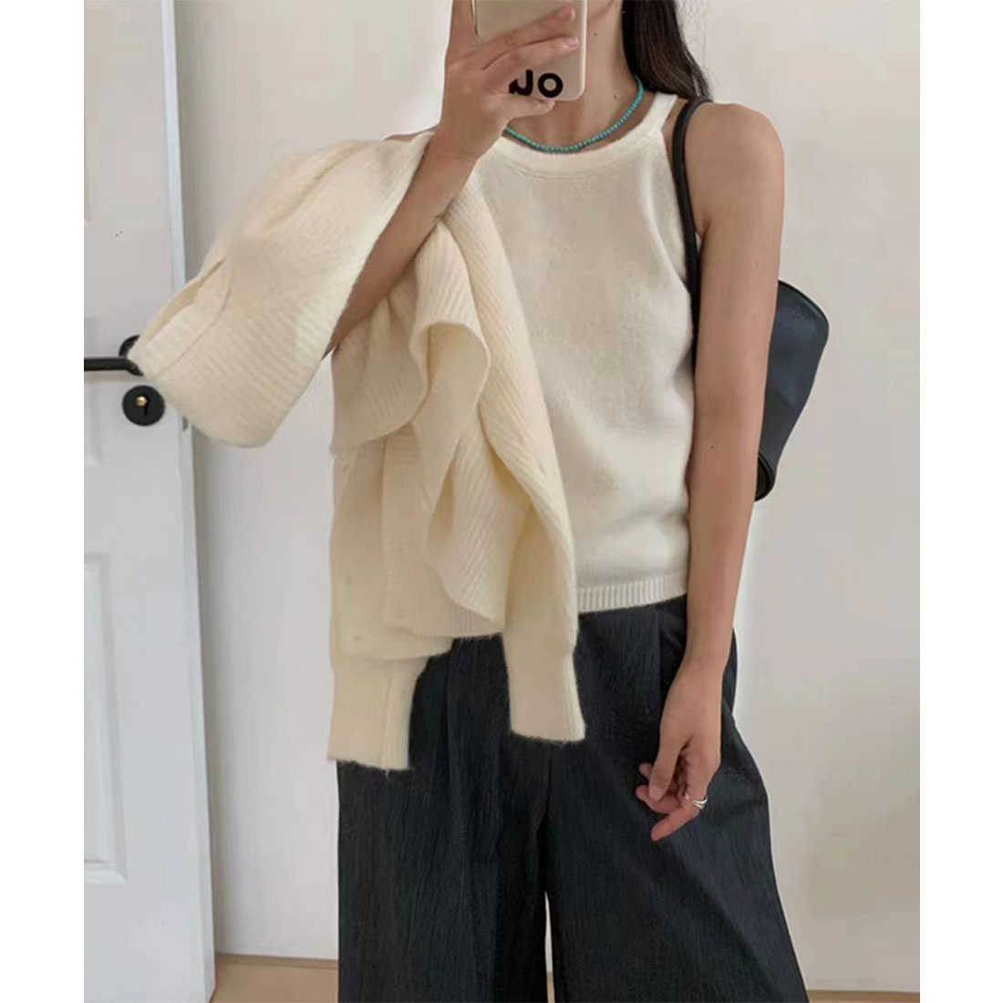 ミニミニストア miniministore ニットトップス レディース 2点セット （ベージュ） ベージュ