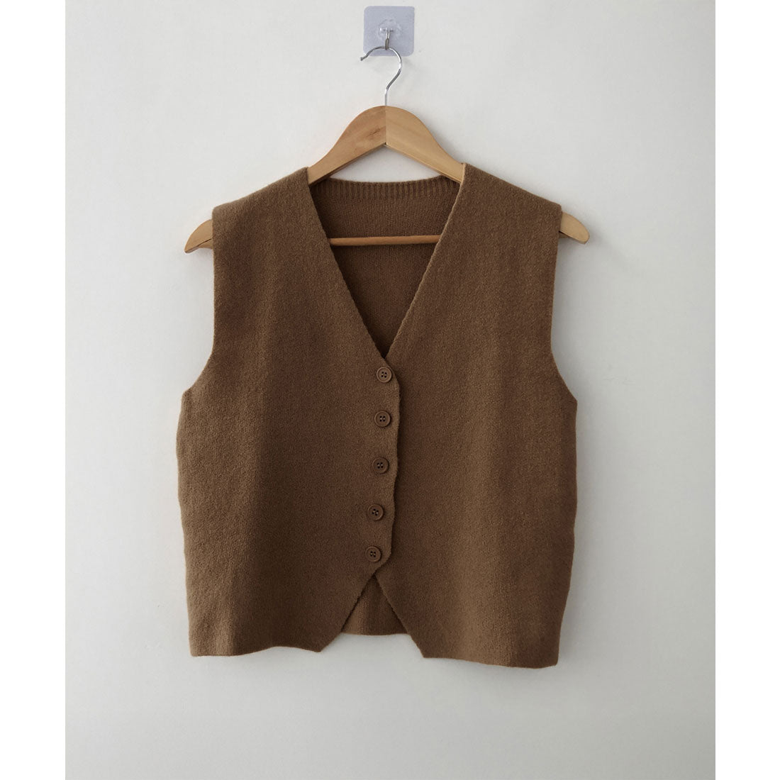 ミニミニストア miniministore ニットベスト ニットジレ 重ね着 秋冬服 （マスタード） マスタード