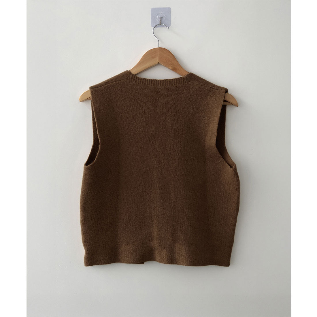 ミニミニストア miniministore ニットベスト ニットジレ 重ね着 秋冬服 （マスタード） マスタード