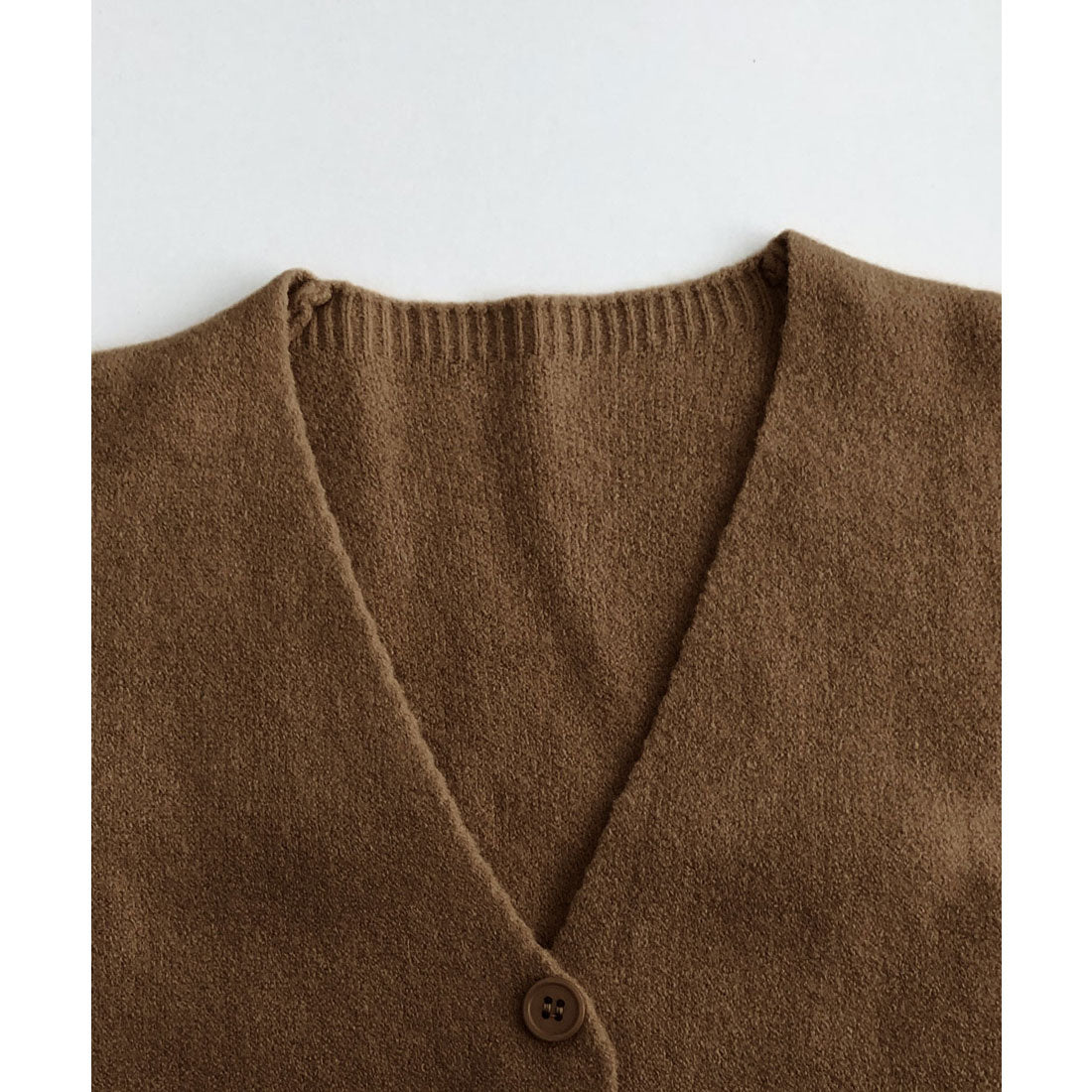 ミニミニストア miniministore ニットベスト ニットジレ 重ね着 秋冬服 （マスタード） マスタード