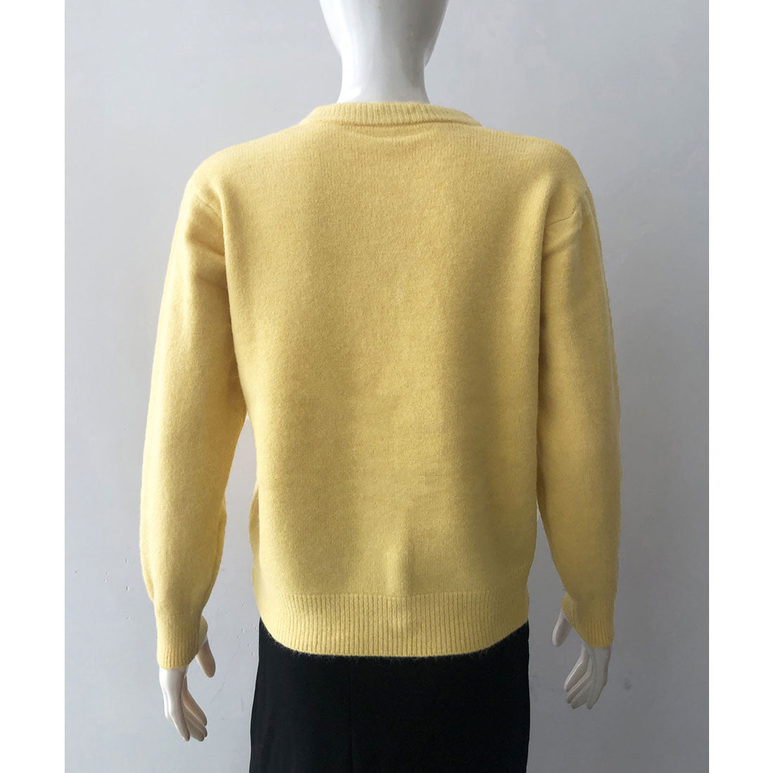 ミニミニストア miniministore ボウタイニットトップス きれいめ 秋冬服 （ブラック） ブラック