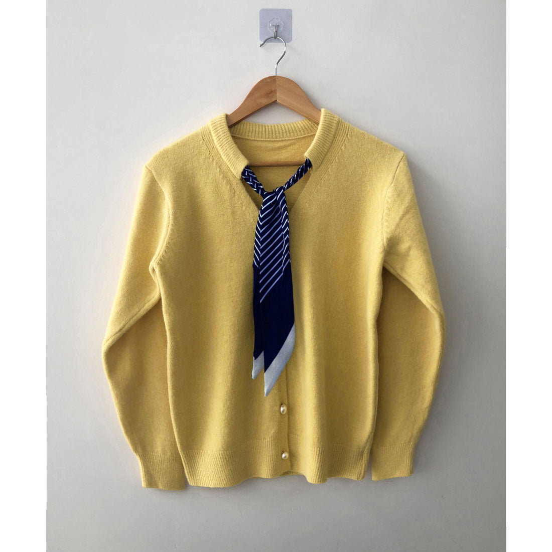 ミニミニストア miniministore ボウタイニットトップス きれいめ 秋冬服 （ブラック） ブラック