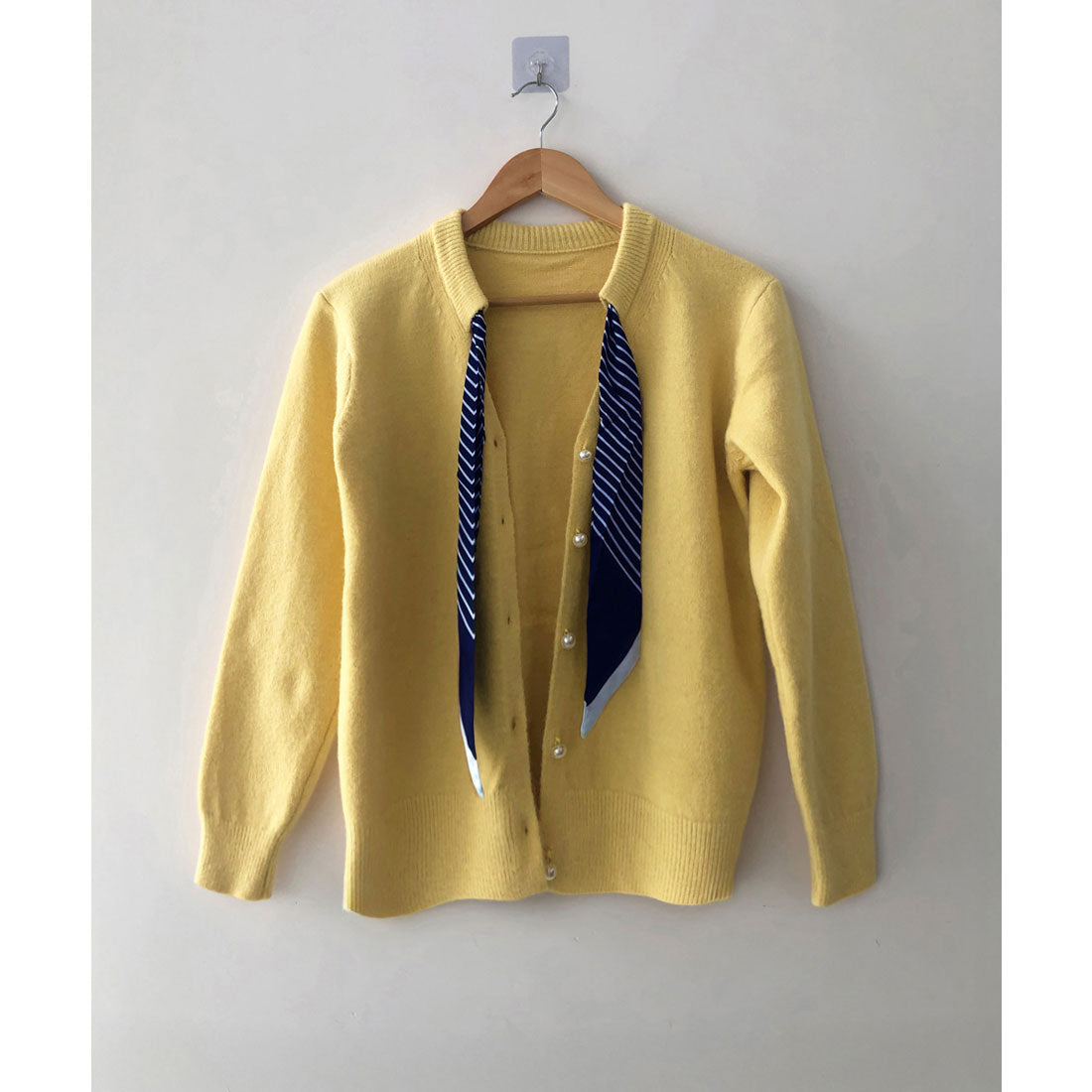 ミニミニストア miniministore ボウタイニットトップス きれいめ 秋冬服 （ブラック） ブラック
