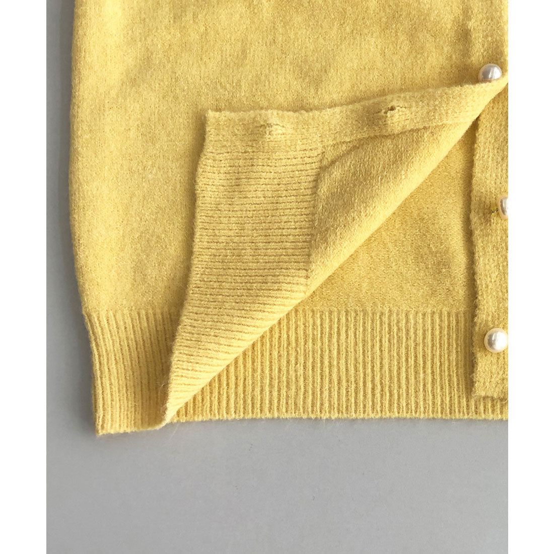 ミニミニストア miniministore ボウタイニットトップス きれいめ 秋冬服 （ブラック） ブラック