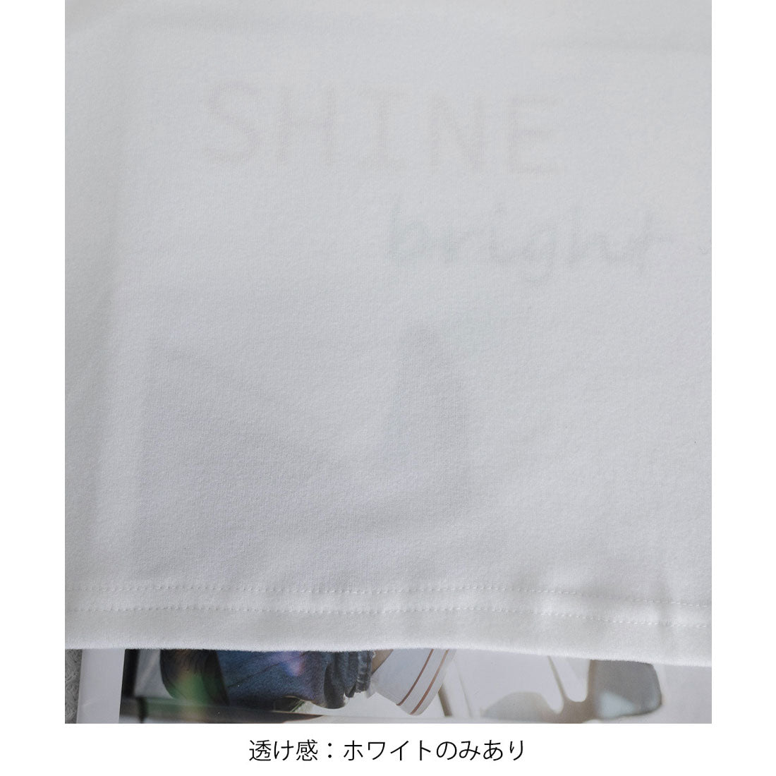ミニミニストア miniministore ロングTシャツ 重ね着フィットカットソー （グレー*デロン素材） グレー*デロン素材