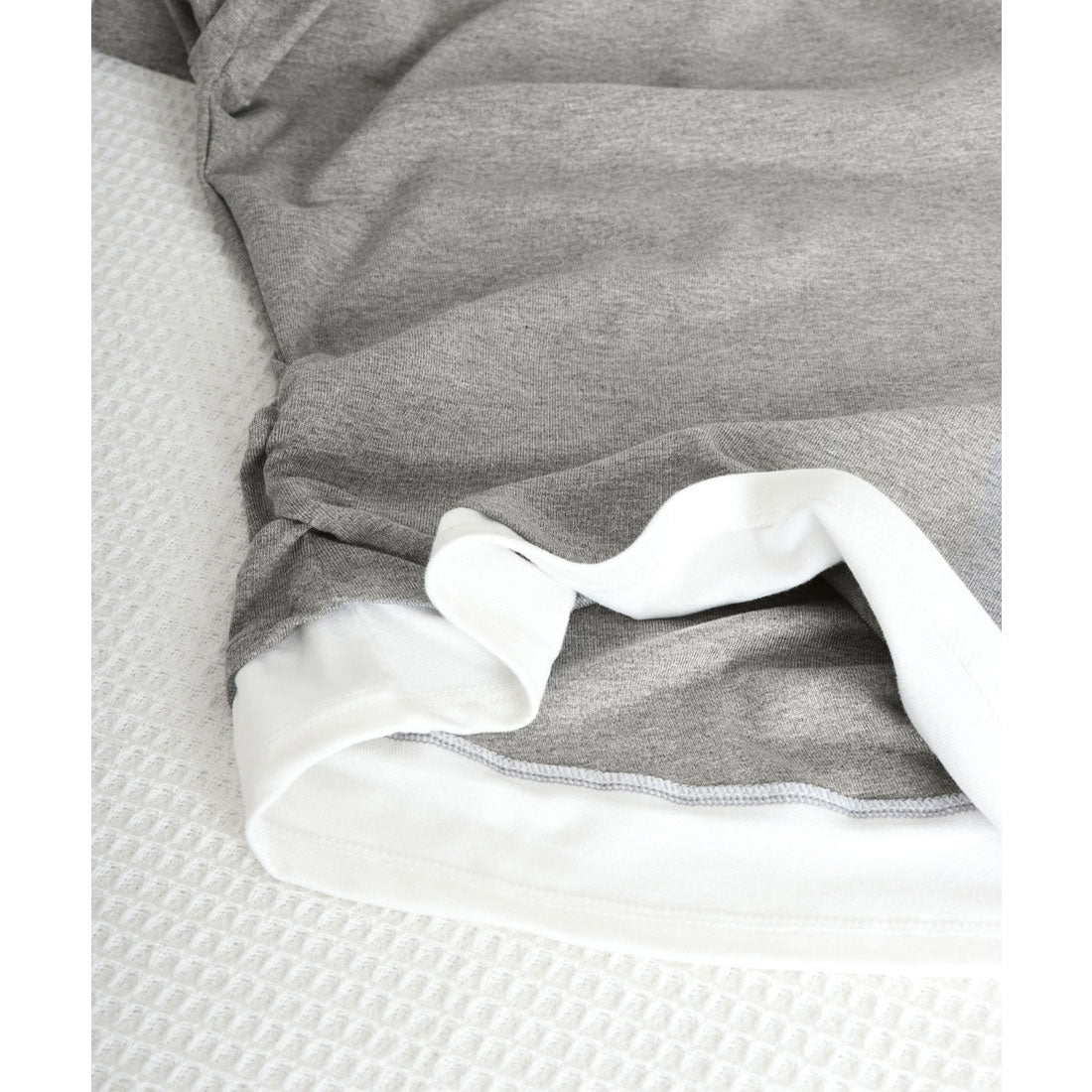 ミニミニストア miniministore 長袖Tシャツ ドッキング 無地カットソー （ブラック） ブラック