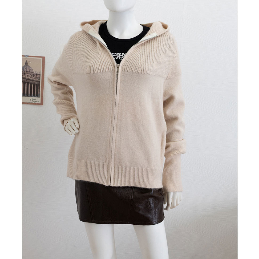 ミニミニストア miniministore ニットカーディガン レディース春秋冬羽織 （ベージュ） ベージュ