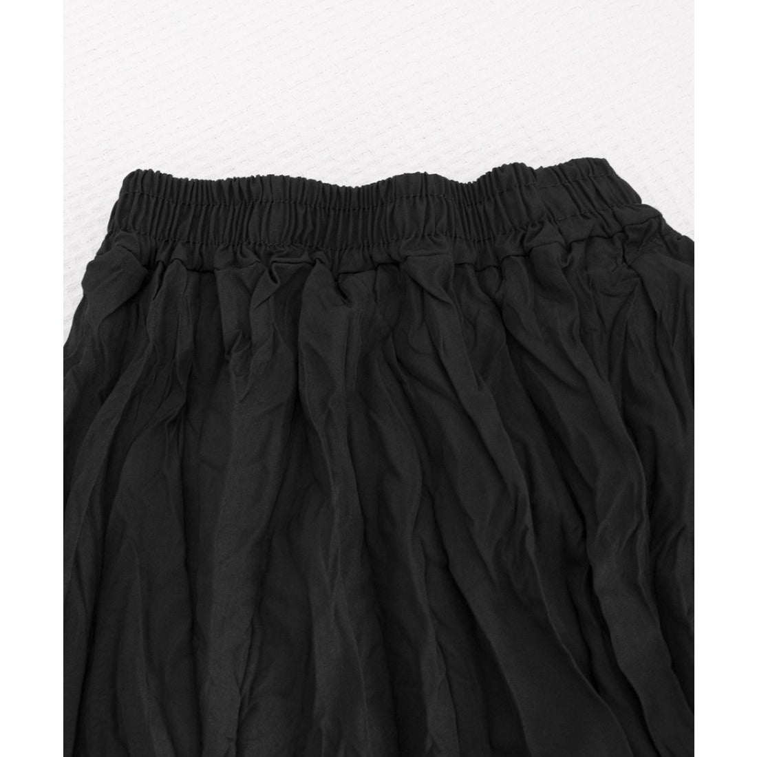 ミニミニストア miniministore ワッシャースカート ミモレ丈 レディース （ホワイト） ホワイト