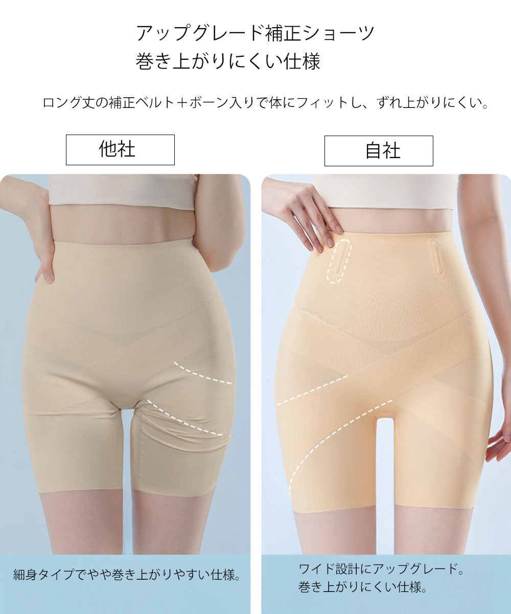 ミニミニストア miniministore 1枚履き ガードルショーツ ヒップアップ （ベージュ） ベージュ