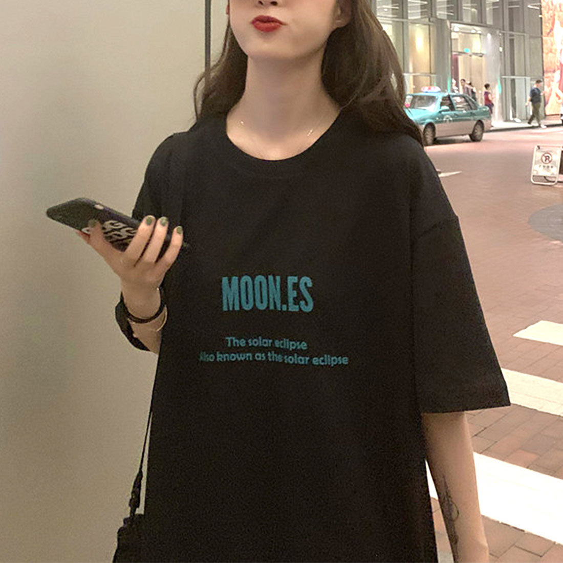 半袖Tシャツ レディース 韓国 英字ロゴ