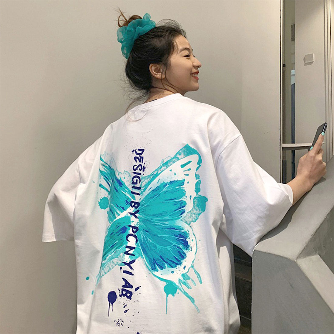 ロゴTシャツ レディース 韓国 春夏